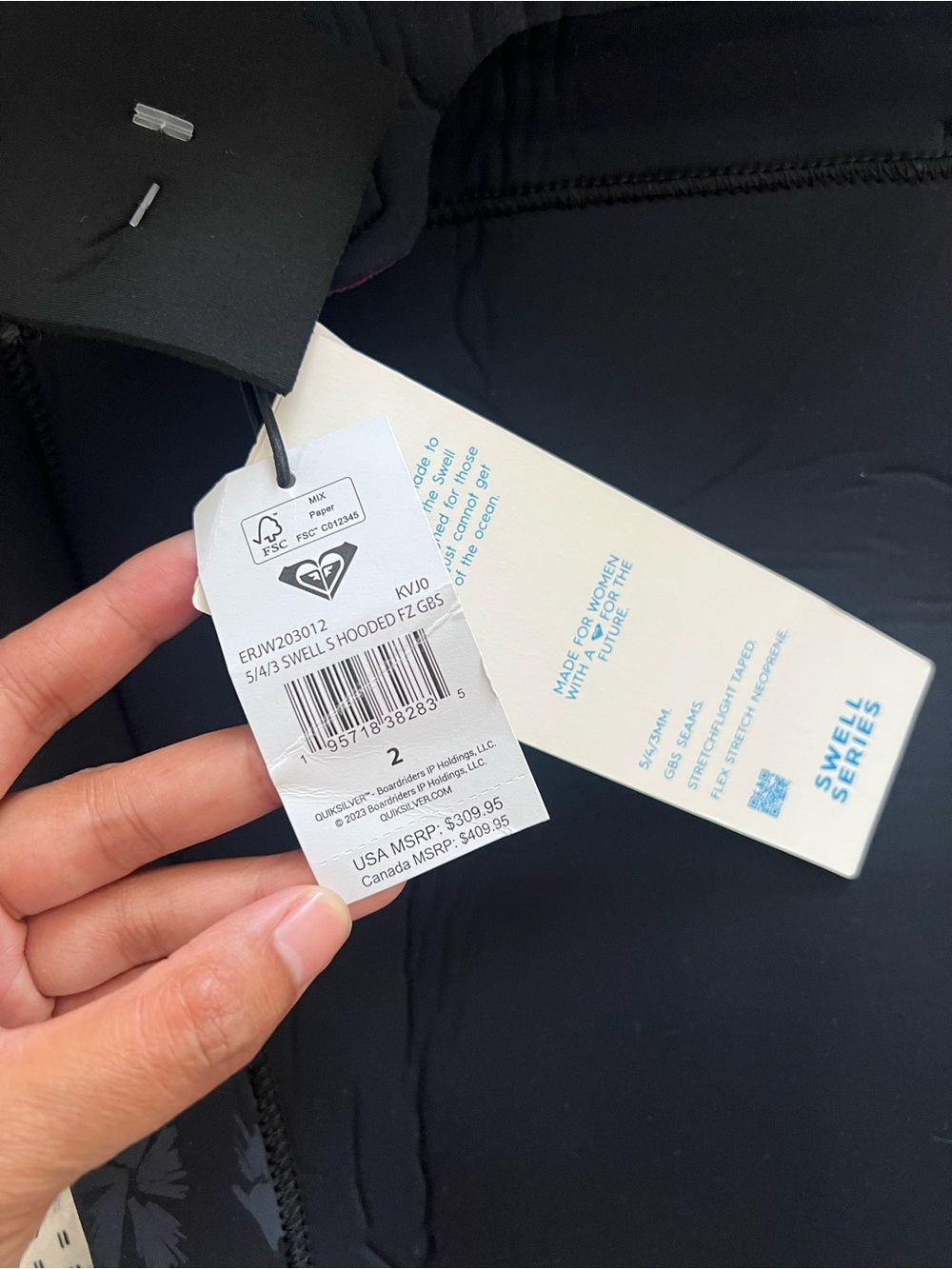 Roxy Hooded Wetsuit 5/4/3mm - Picture 11 of 11
